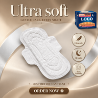 Protège-slips ailés jetables en coton pur biologique biodégradable, serviettes hygiéniques féminines aux herbes ultra-minces à haute absorption anti-fuites