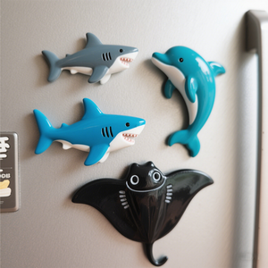 Aimants <span class=keywords><strong>de</strong></span> réfrigérateur en résine d'animaux du monde marin <span class=keywords><strong>de</strong></span> l'océan côtier en gros - Product Image 4