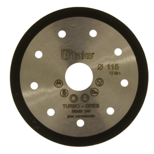 Disco de diamante Turbo Gres de 115 mm y 1,2 mm de grosor para cortar baldosas de porcelana - Product Image 2