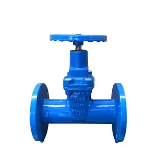 DIN3352 F4 F5 BS5163 Ductile Cast Iron Resilient Seated Flange Gate Valve 4 Inch 6 Inch for Water