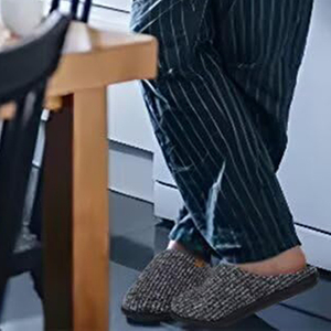 Pantofole da Casa per <span class=keywords><strong>Uomo</strong></span> con Suole in Gomma per Interni ed Esterni, <span class=keywords><strong>Scarpe</strong></span> Calde e Comode con <span class=keywords><strong>Memory</strong></span> <span class=keywords><strong>Foam</strong></span> per Camera da Letto - Product Image 4
