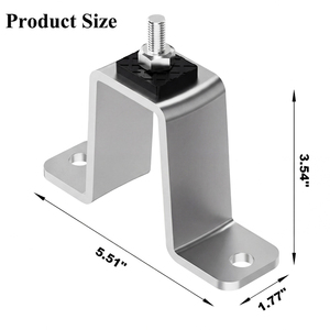 Soporte de Montaje para Tubos de Condensador de Aire Acondicionado, de Alta Resistencia, Antivibración, para Exteriores, Marca YOD Custom HVAC Contractor - Product Image 2