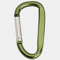 Mousqueton d'alpinisme portable en alliage d'aluminium de 10 cm, grand connecteur pour sac à dos et accessoires de suspension