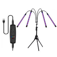 Zeitgesteuerte Vollspektrum-Aluminiumlegierung USB LED-Wachstumslampen Fernbedienung 180° Abstrahlwinkel 20 Lm/W Effizienz Hoher PPFD für Desktop