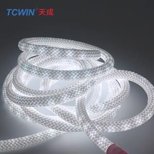 Tcwin 5V <span class=keywords><strong>RGB</strong></span> + IC ngoài trời không thấm nước Neon dẫn dải đèn thông minh địa chỉ IP67 Silicone cơ thể ánh sáng dây cho trong nhà ngoài trời - Product Image 5