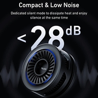Radiateur de téléphone portable Telesin en ABS, refroidissement magnétique à semi-conducteurs pour jeux vidéo et diffusion en direct, compatible tablette et ordinateur
