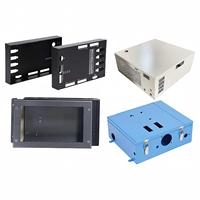 Boîtier de communication en tôle d'aluminium/Q235 sur mesure, découpe laser, pliage, OEM