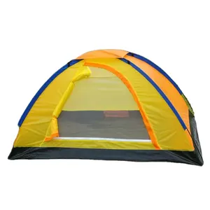 Wind Vallei Willekeurige Kleur Familie Camping Tent Waterdicht Outdoor Camping Tent 2 Persoon Waterdicht