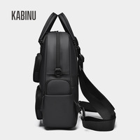 Sac à dos pour ordinateur portable 15,6 pouces avec logo personnalisé, imperméable, multi-poches, pour hommes, sac à dos d'affaires pour ordinateur