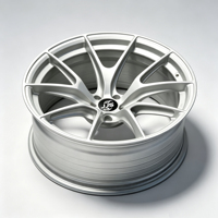 Monoblock Forged <strong>Wheels</strong> Brushed Silver Finish Custom PCD 5x114.3 Adjustable Offset Center Bore Replacement Rims for BMW Audi