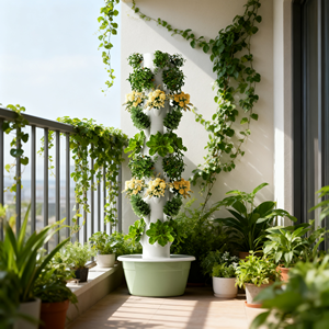 多層エアポニックタワー温室植栽水耕タワー垂直ガーデン成長水耕システム - Product Image 2