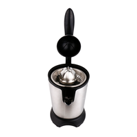 Presse-agrumes électrique portable en acier inoxydable avec levier pour oranges, citrons, pamplemousses, sans BPA, facile à nettoyer, pour usage domestique