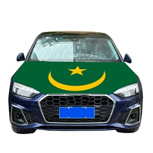 Housse de capot de voiture personnalisée avec drapeau national 4x5 pieds, bannière élastique pour moteur, ajustement universel, production en série, directement de l'usine - Product Image 2