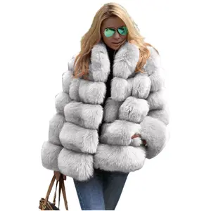 EB-20232122 Overcoat Women Winter Faux Fur Coat Jacket Plus Size Winter Coats for Ladies Women Short Winter Fur Coat Women's EB