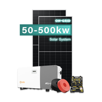 Système solaire photovoltaïque connecté au réseau Solis 50-500 kW, onduleur Solis avec panneaux solaires Jinko 600 W pour usage domestique et commercial