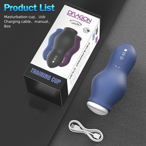 Masturbatore Automatico Ricaricabile USB con Vibrazione Potente e Stimolatore del Glande, 7 Modalità di Suzione - Product Image 2