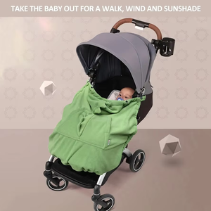 Copertura per il trasporto invernale per i marsupi, copricostume universale con cappuccio caldo, scialle a prova di freddo per passeggini con custodia - Product Image 6