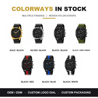 Montre SKMEI 2367 Business Casual, bracelet en nylon léger, résistante à l'eau, mouvement à quartz, montres analogiques pour homme
