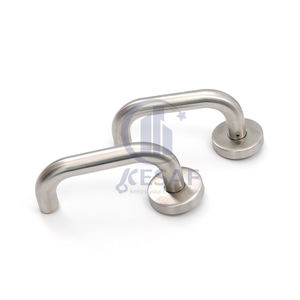 KESAF – quincaillerie moderne en acier inoxydable, Tube <span class=keywords><strong>rond</strong></span>, incurvé, poignée de porte, serrure à levier - Product Image 3