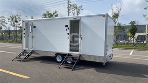 Remorque de toilettes mobiles de luxe personnalisée pour l'extérieur, remorque de toilettes portables, remorque de salle de bain - Product Image 5