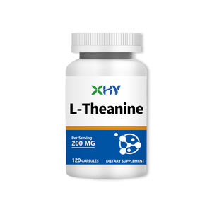 L-theanine Vitamin D3 B12 bebas gula Mint Melatonin suplemen otak kafein l-theanine kapsul untuk suasana hati perawatan tidur - Product Image 1