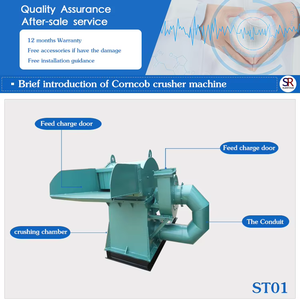 Broyeur robuste d'épi de maïs de qualité industrielle pour l'atelier de production de substrats de ferme de champignons à moyenne et petite échelle - Product Image 5