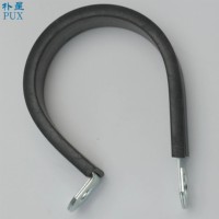 Bande passante Ss304/GI 12mm/15mm/20mm Clips P/R doublés de caoutchouc EPDM colliers de serrage en forme de R