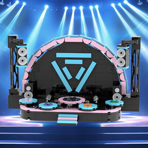 MOC1653 <span class=keywords><strong>FNAF</strong></span> Five Nights at Freddy's, Set de Construcción de Escenario de Rock, Juego de Bloques de Construcción, Figura de Acción, Modelo de Juguete - Product Image 4