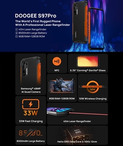 DOOGEE-teléfono resistente S97 Pro con Android 128, 8GB + 6,39 GB, 11,0 pulgadas, batería de 8500mAh - Product Image 6