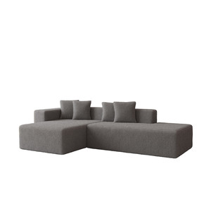 Modular Three Seat L-Shape Corner <b>Sofa</b> Fabric <b>Covered</b> Wood Legs Vacuum Packed EU Warehouse Fast Shipping Modern Sectional <b>Sofa</b> - Product Image 5