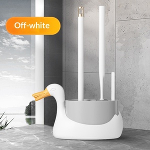 Ensemble de <span class=keywords><strong>brosse</strong></span> de toilette murale 3-en-1 White Swan, <span class=keywords><strong>brosse</strong></span> de nettoyage de toilettes sans angle mort pour la maison - Product Image 6