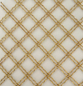 Maille en acier inoxydable doré avec diamants – Maille métallique résistante à l'humidité pour rangement de salle de bain et systèmes d'étagères organisés - Product Image 2