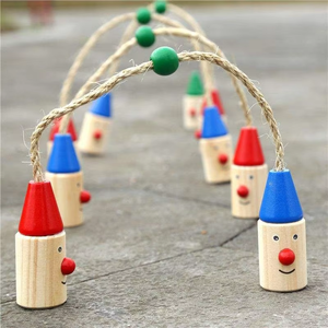 Ensemble <span class=keywords><strong>de</strong></span> <span class=keywords><strong>croquet</strong></span> d'extérieur à quatre joueurs avec balles en bois pour jeux familiaux pour adultes et enfants - Product Image 5