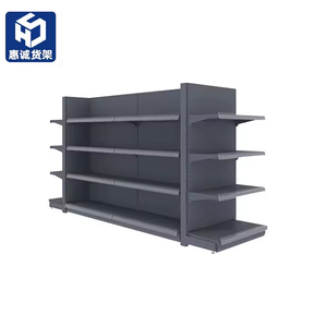 Étagères de supermarché gondole personnalisées Étagères de présentation Boutique entière Vente légère Estantes simple et double face Metalicos - Product Image 5