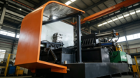 Machine de cintrage CNC HM-2200 de 2200 mm à double roue contrarotative pour le façonnage de métaux lourds de haute performance pour cuves et tête de cuve sous pression