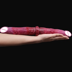 FAAK New Double Penetration Kinky Sex Toy Monster <b>Dildo</b> Double Head G-spot Massage Super Soft <b>Dildo</b> for Women - Product Image 5