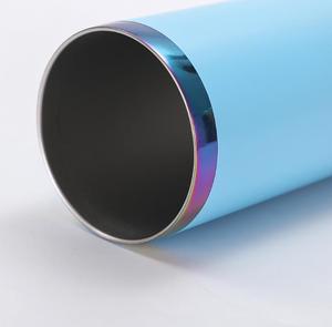 Thermos portable en acier inoxydable 304 de 20 oz, grande capacité, avec couvercle plat et design de tasses, idéal pour les cadeaux - Product Image 2
