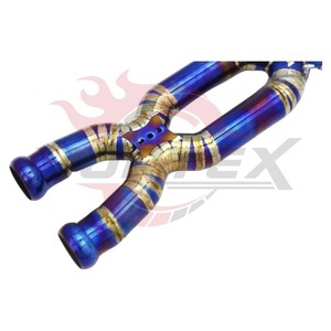 Tubo de Escape en X de Titanio Vortex Direct Bolt-on de 76MM de Alto Rendimiento Soldado con TIG para M3 E92 E90 E93 4.0L V8 Sonido de Alto Rendimiento - Product Image 5