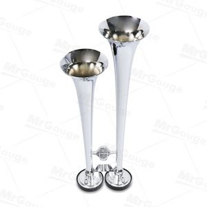 แตรรถยนต์ MrGauge 12V 24V เสียงดังพิเศษ แตรลมคู่ แบบแตรรถไฟ สำหรับรถบรรทุก - Product Image 4