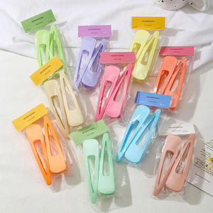 Grosir sederhana Makeup klip dengan aksesoris gadis musim panas sisi warna-warni rambut klip Suit - Product Image 1