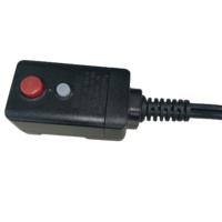 Prise industrielle RIFENG AL18 1-15P IP54 portable avec fonction d'auto-test ALCI et de surveillance automatique, protection contre les fuites 15A pour sèche-cheveux