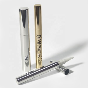 Kustom Emas ukuran perjalanan kecil wadah kosmetik logam kosong kuas aplikator tabung pena putar untuk Lip Gloss - Product Image 4