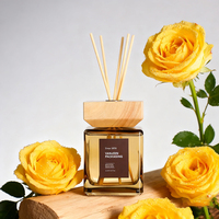 Bouteilles de diffuseur de parfum vides de marque privée carrées de 150 ml, 200 ml, 250 ml, 500 ml, ensemble de bouteilles de diffuseur de parfum fantaisie avec boîte