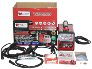 Nueva Soldadora ZELDA <span class=keywords><strong>MIG</strong></span> MMA <span class=keywords><strong>131</strong></span> Multifunción 230v Portátil Inversora de Soldadura con Gas/Sin Gas 4 en 1 - Product Image 6