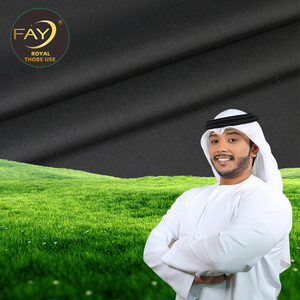 Hồi giáo truyền thống quần áo chất liệu 100% Spun <span class=keywords><strong>Polyester</strong></span> Vải Arabic thobe vải cho toyobo - Product Image 1