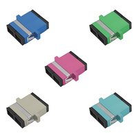 Adaptateur Fibre Optique Duplex SC UPC/APC SM Monomode/MM Multimode OM3/OM4 à Bride FTTH pour Cordon de Brassage Fibre Optique Pigtail ODF Ethernet