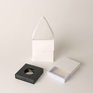 PE Film Handmade Luxury Jewelry Storage <b>Box</b> Dust-Proof Anti-Oxidation Square Transparent Display Bags for <b>Earrings</b> Necklaces - Product Image 2