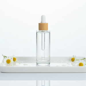 Envase de Vidrio Cilíndrico Personalizado para Suero, Botellas de Aceite Esencial con Tapa de Rosca, Gotero de Madera, Acabado Mate, Perfume, Fragancia, Cuidado de la Piel - Product Image 3