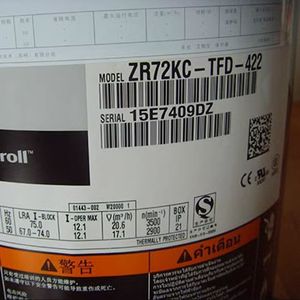 คอมเพรสเซอร์แบบสโครล HYZL Copeland รุ่น ZR61KC TFD 420 สำหรับสารทำความเย็น R22 - Product Image 2