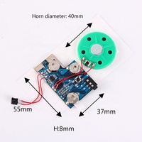 Mini mp3 puce enregistreur vocal pour jouet puce sonore enregistrable Musique module module sonore pour carte de voeux